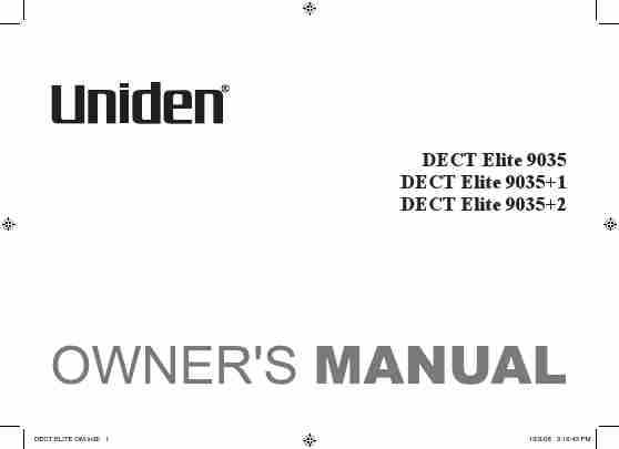 Uniden Telephone DECT Elite 9035-page_pdf